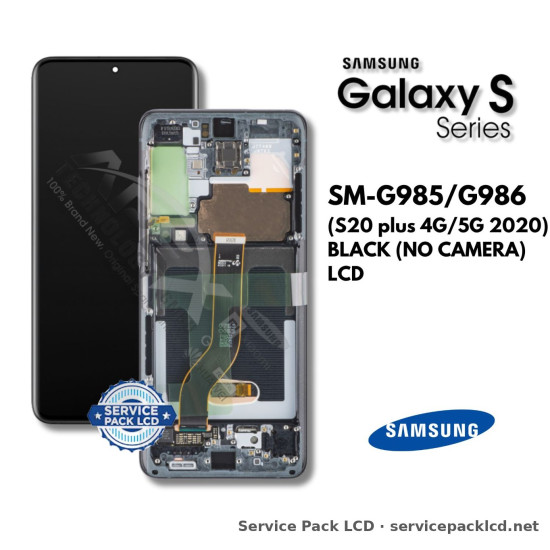 Samsung Galaxy S20 plus 4G/5G LCD Screen Display Black (no Camera) GH82-31441A