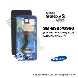 Samsung Galaxy S20 plus 4G/5G (SM-G985/G986) LCD Screen Display - Blue Aura (no Camera) (Service Pack) – GH82-31441H