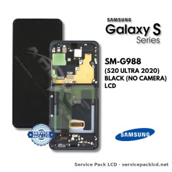 Samsung Galaxy S20 ULTRA (SM-G988) LCD Screen Display - Black (no Camera) (Service Pack) – GH82-26032A