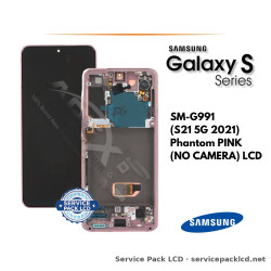 Samsung Galaxy S21 5G (SM-G991) LCD Screen Display - Phantom Pink (no Camera) (Service Pack) – GH82-27255D