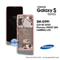 Samsung Galaxy S21 5G (SM-G991) LCD Screen Display - Phantom Violet (no Camera) (Service Pack) – GH82-27255B