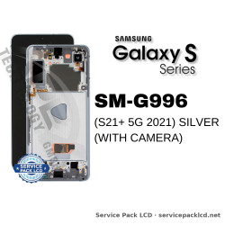 Samsung Galaxy S21+ 5G (SM-G996) LCD Screen Display - Phantom Silver (with Camera) (Service Pack) – GH82-24554C