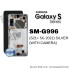 Samsung Galaxy S21+ 5G (SM-G996) LCD Screen Display - Phantom Silver (with Camera) (Service Pack) – GH82-24554C