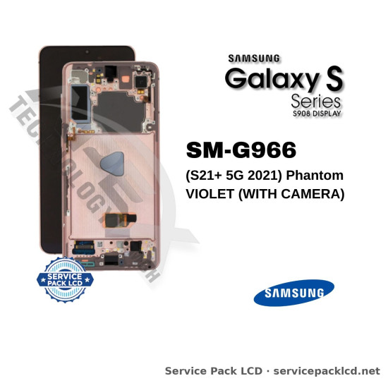 Samsung Galaxy S21+ 5G LCD Screen Display Phantom Violet (with Camera) GH82-24554B