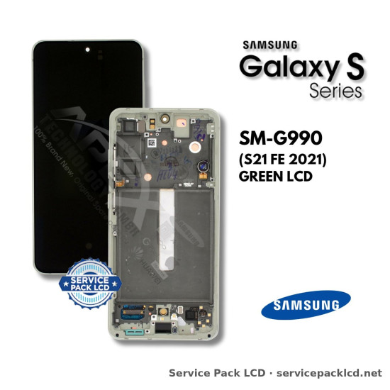 Samsung Galaxy S21 FE LCD Screen Display Green GH82-26414C
