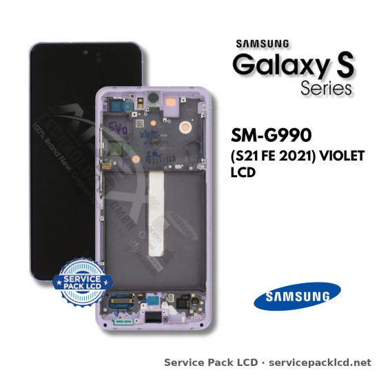 Samsung Galaxy S21 FE LCD Screen Display Violet GH82-26414D
