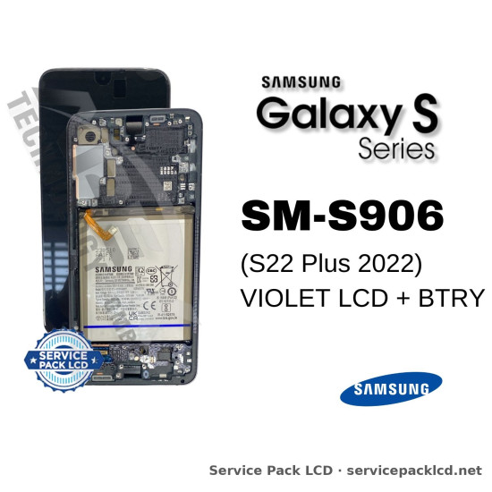 Samsung Galaxy S22 Plus LCD Screen Display Violet GH82-27499F