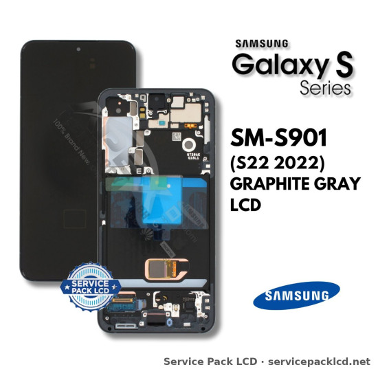 Samsung Galaxy S22 LCD Screen Display Graphite Gray GH82-27520E