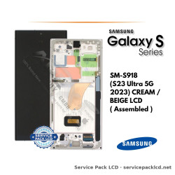 Samsung Galaxy S23 Ultra 5G (SM-S918) LCD Screen Display - Cream / Beige (Service Pack) – GH82-30465B