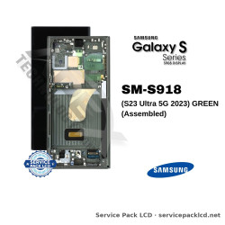 Samsung Galaxy S23 Ultra 5G (SM-S918) LCD Screen Display - Green (Service Pack) – GH82-30465C