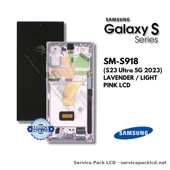 Samsung Galaxy S23 Ultra 5G LCD Screen Display Lavender / Light Pink GH82-30465D