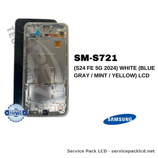 Samsung Galaxy S24 FE 5G LCD Screen Display White (blue / Gray / Mint / Yellow) GH82-35848B