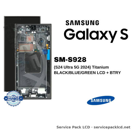 Samsung Galaxy S24 Ultra 5G LCD Screen Display Titanium Black/blue/green GH82-33398B