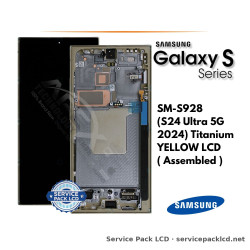 Samsung Galaxy S24 Ultra 5G (SM-S928) LCD Screen Display - Titanium Yellow (Service Pack) – GH82-33396C