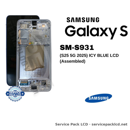 Samsung Galaxy S25 5G LCD Screen Display Icy Blue GH82-36329C