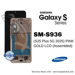 Samsung Galaxy S25 Plus 5G (SM-S936) LCD Screen Display - Pink Gold (Assembled) – GH82-36368F