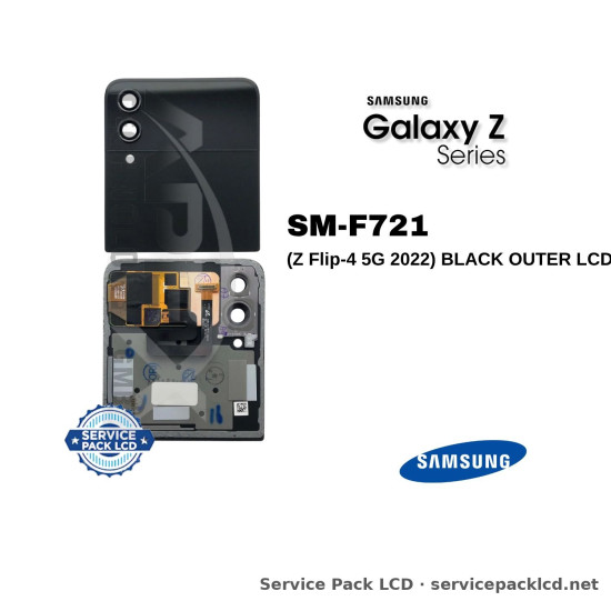 Samsung Galaxy Z Flip-4 5G LCD Screen Display Black Outer GH97-27947A