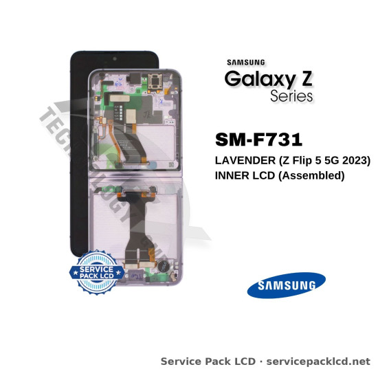 Samsung Galaxy Z Flip 5 5G LCD Screen Display Lavender Inner GH82-31827C