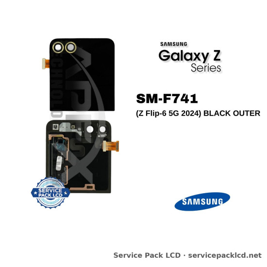 Samsung Galaxy Z Flip-6 5G LCD Screen Display Black Outer GH97-30012E