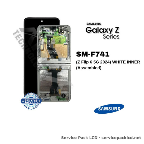 Samsung Galaxy Z Flip 6 5G LCD Screen Display White Inner GH82-35013F