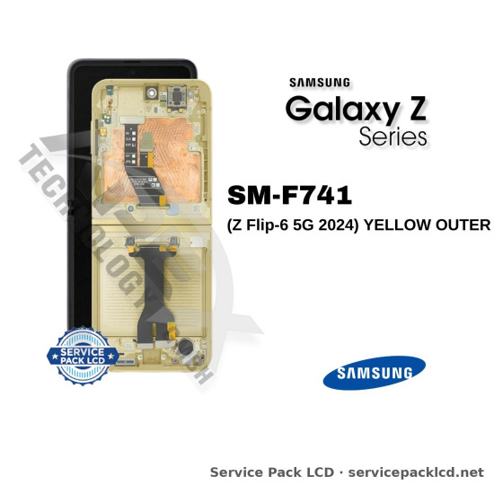 Samsung Galaxy Z Flip-6 5G LCD Screen Display Yellow Outer GH97-30012B