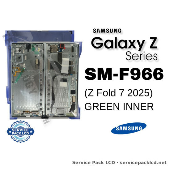 Samsung Galaxy Z Fold 7 LCD Screen Display Green Inner GH82-37548D