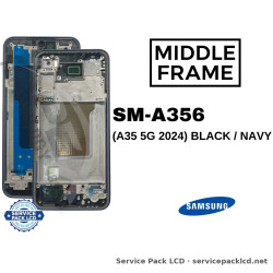 Samsung MIDDLE FRAME SM-A356 (A35 5G 2024) BLACK / NAVY – GH82-34225A