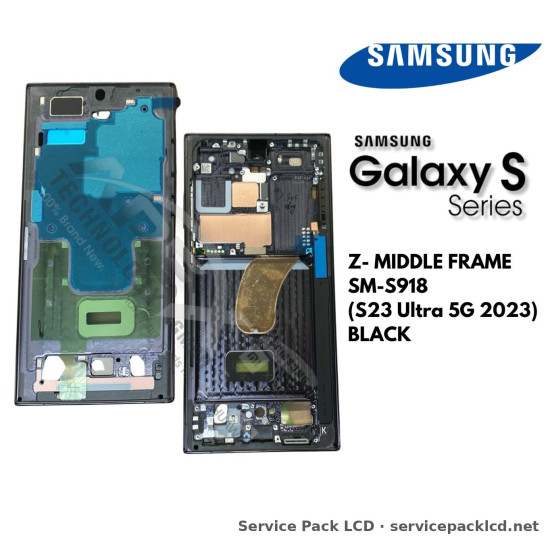 Samsung MIDDLE FRAME SM-S918 (S23 Ultra 5G 2023) BLACK GH96-15833A