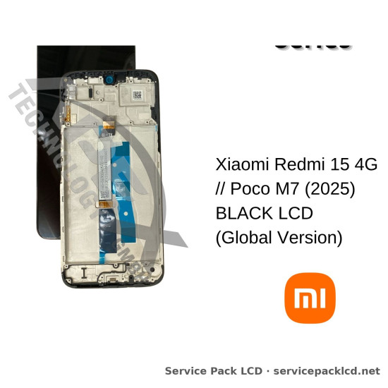 Xiaomi Redmi 15 4G // Poco M7 (2025) BLACK LCD (Global Version) 560002O19AP00