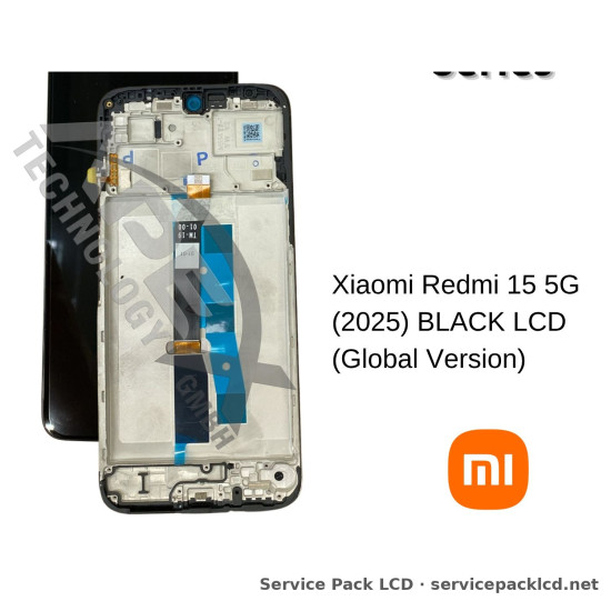 Xiaomi Redmi 15 5G (2025) BLACK LCD (Global Version) 56002500O1900
