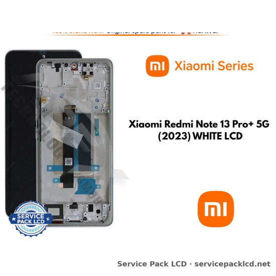 Xiaomi Redmi Note 13 Pro+ 5G (2023) WHITE LCD 560001N16U00