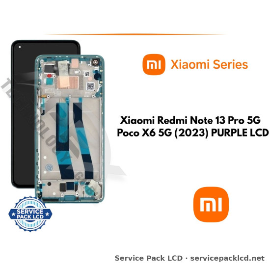 Xiaomi Redmi Note 13 Pro 5G // Poco X6 5G (2023) PURPLE LCD 5600030N1600