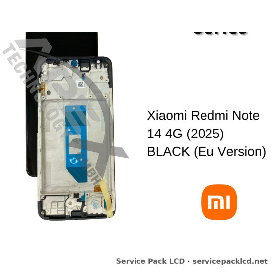 Xiaomi Redmi Note 14 4G (2025) BLACK LCD (Eu Version) 56000100O7E00