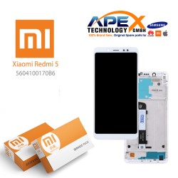 Xiaomi Redmi 5 Lcd Display / Screen + Touch White (Service Pack) 5604100170B6