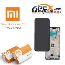 Xiaomi Redmi Note 11 NFC 2022  Lcd Display / Screen + Touch Black 5600010K7T00