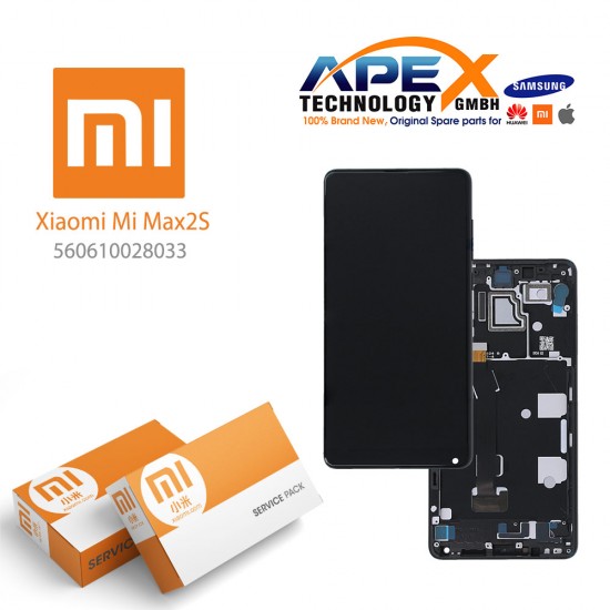 Xiaomi Mi Mix 2S Lcd Display / Screen + Touch Black (Service Pack) 560610028033