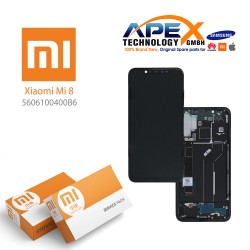 Xiaomi Mi 8 Lcd Display / Screen + Touch Black (Service Pack) 5606100400B6