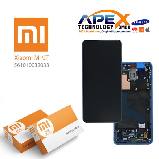 Xiaomi Mi 9T (M1903F10G) Mi 9T Pro (M1903F11G) Lcd Display / Screen + Touch (Service Pack) glacier Blue 561010032033