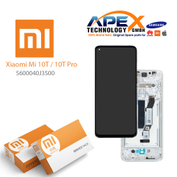 Xiaomi Mi10T / Mi 10T Pro Lcd Display / Screen + Touch Lunar Silver 5600040J3S00