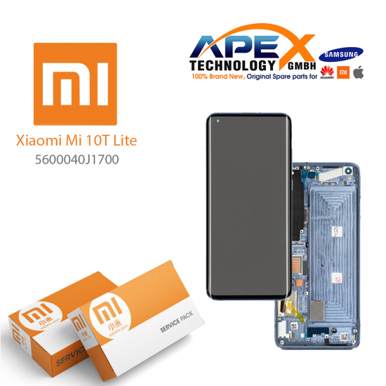 Xiaomi Mi10T Lite Lcd Display / Screen + Touch Pearl Gray / Tarnish 5600040J1700