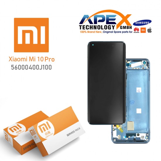 Xiaomi Mi10 Pro ( J1 5G 2020 ) Lcd Display / Screen + Touch Gray 56000400j100